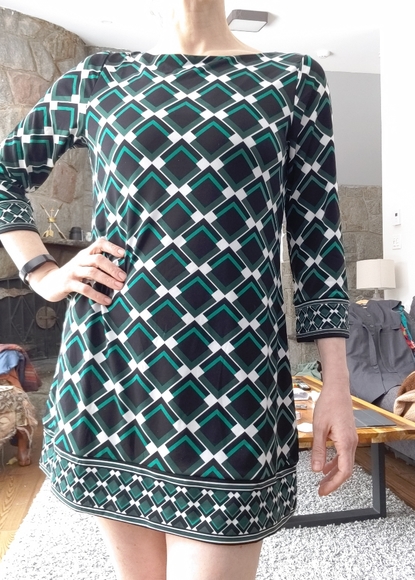 Mini checkered dress - Picture 1 of 7